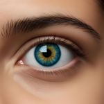 Double vision in a single eye
